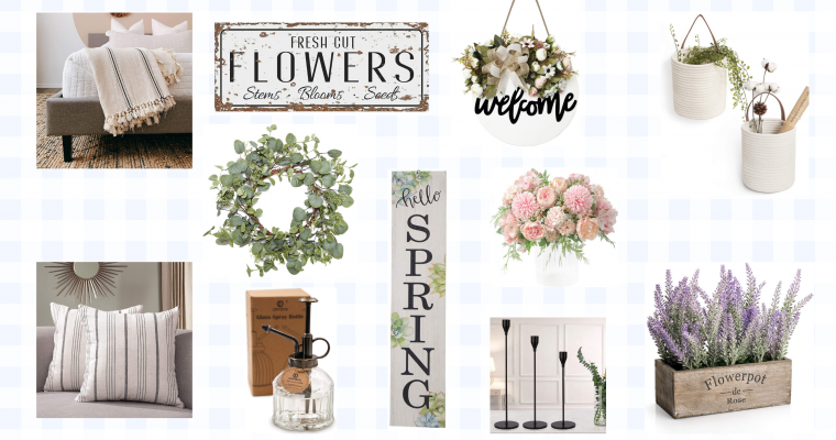 Spring Home Decor Refresh From Amazon
