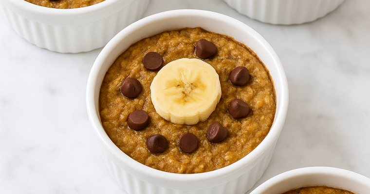 Banana Bread Baked Oats